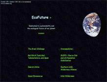 Tablet Screenshot of ecofuture.org